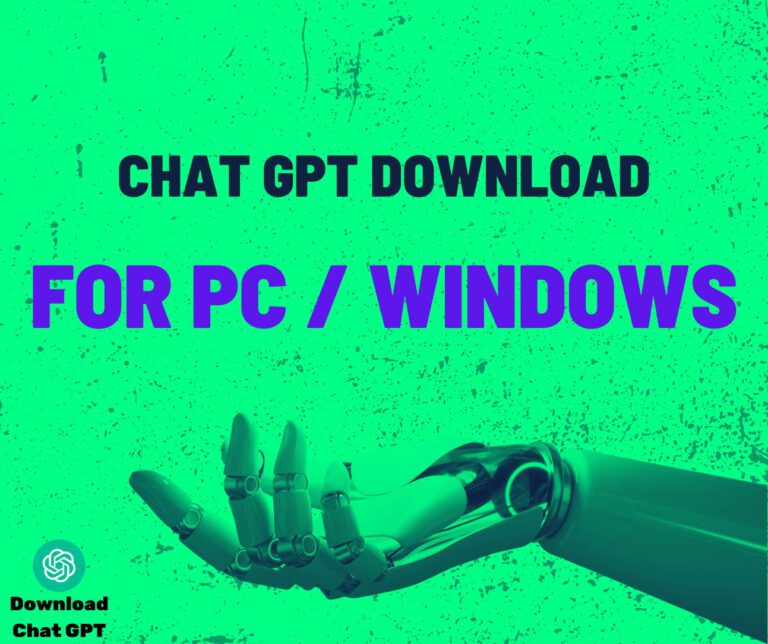 chat gpt download for pc or windows